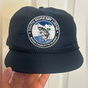90’s Nylon Fishing Lodge Snapback Hat